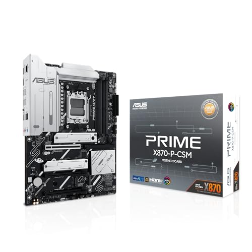 ASUS 【Amazon.co.jp限定】ASUS PRIME X870-P-CSM AMD Ryzen 9000 シリーズ AM5 対応 X870 チップセット搭載 ATX マザーボード/国内正規代理店品
