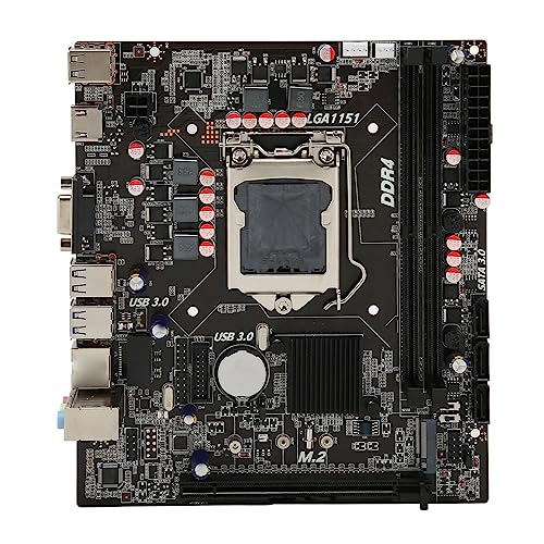 Zopsc H110 コンピューターマザーボード LGA 1151 マザーボード デュアルチャンネル DDR4 M.2 SATA3.0 HDMI VGA 1151対応 Intel Core i5 6500 i7 6700 CPU Zopscix8fyuv02q
