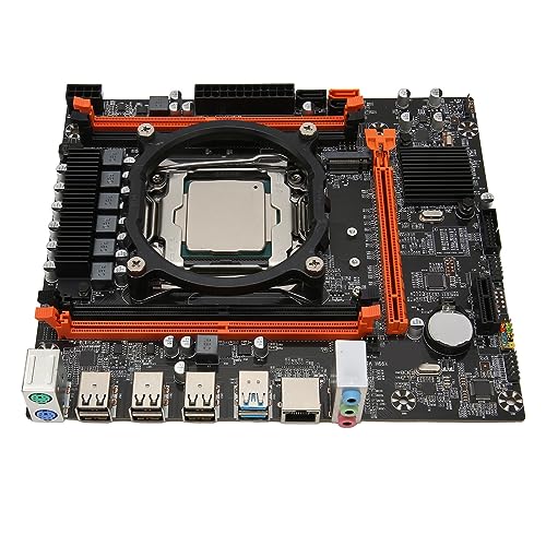 Acogedor X99 DDR4 マザーボード、デュアルチャネル LGA2011 3 ピン CPU E5 2670V3、USB3.0 インターフェイス付き 16G コンピュータデスクトップメインボード、6 相電源、組み立てが簡単 Acogedorq9g6rotapy