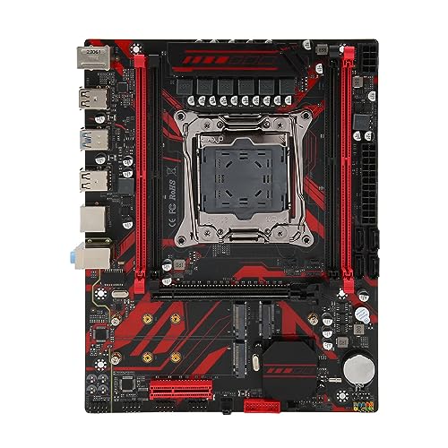 Vikye DDR4 マザーボード PCIe 3.0 4チャンネル デュアル M.2 スロット Micro ATX マザーボード X99 LGA 2011 V3 マザーボード サーバーゲーム用デスクトップ用 RTL8111G ギガビットLANカード Vikyegfsoz6dtkc