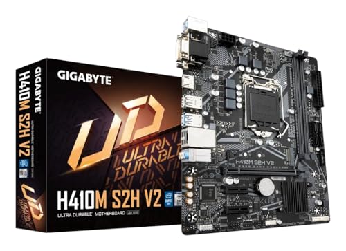 GIGABYTE H410M S2H V2 (LGA 1200/ Intel/ H470/ Micro-ATX/M.2/ SATA 6Gb/s/USB 3.2 Gen 1/マザーボード)