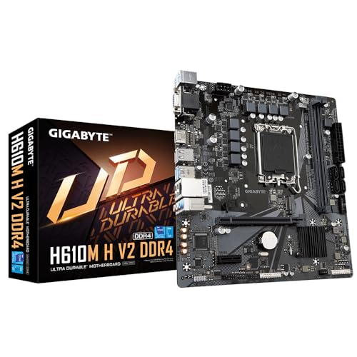GIGABYTE H610M H V2 DDR4 マザーボード Intel H610 LGA 1700 Micro ATX メモリ最大64G対応 保証あり