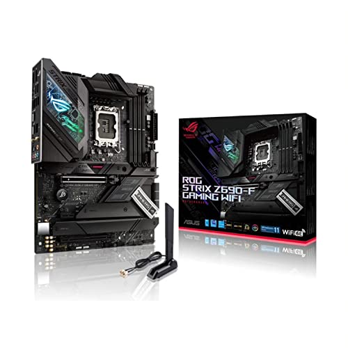 ASUS INTEL 第12世代CPU(LGA1700)対応 Z690 チップセット ATX ゲーミングマザーボード/ROG STRIX Z690-F GAMING WIFI【国内正規代理店品】