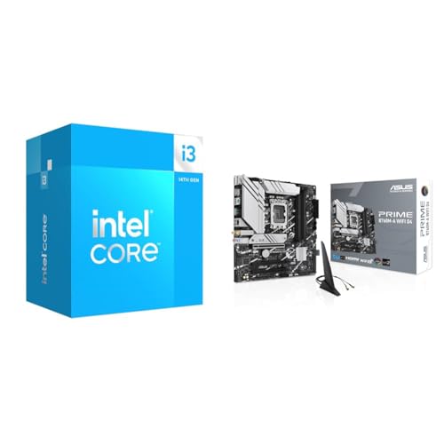 インテル 【セット買い CPU&マザーボード】 【Amazon.co.jp限定】Intel CPU Corei3 14100 BX8071514100/AZ + 【Amazon.co.jp限定】 ASUS PRIME B760M-A WIFI D4 LGA1700 B760 DDR4 mATX
