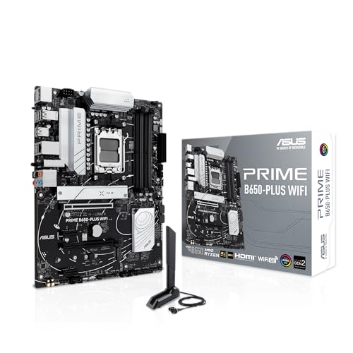 ASUS 【並行輸入品】 ASUS Prime B650-PLUS WiFi AMD B650 AM5 Ryzen(TM) デスクトップ 9000 8000 ＆ 7000 ATX マザーボード、DDR5、PCIe 5.0 M.2、2.5Gb LAN、WiFi 6 Prime B650-PLUS WiFi B650 AM5