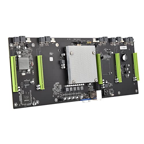 ASPIRING ETH79-X5B ETHマイニングマザーボード5グラフィックスカードスロットは3060 GPU（ロックとロック解除）をサポートし、Xeon E5 2600 LGA 2011 CPU（80 mm間隔）付き