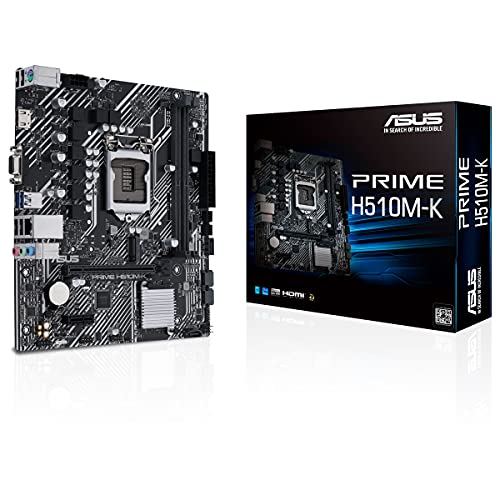ASUS Prime H510M-K Intel H510 LGA 1200 Micro ATX マザーボード。 90MB17N0-M0EAY0