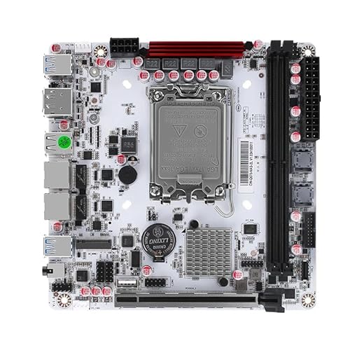 HKUXZR Q670 Plus vPro 8-Bay NASマザーボードは、プロセッサ12/13/14世代CPU | 3X M.2 NVMe|2xSFF-8643|2x Intel 2.5Gネットワークポート(2xSFF-8643とJONSBO)に適しています (Q670 vPro + JONSBO)。
