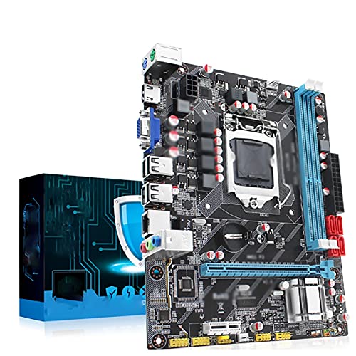 HXHBD ゲーミングマザーボード H55 マザーボード LGA1156 DDR3 Xeon Core 2/3 I3/I5/I7 CPUマザーボード PCI-E 2.0 USB2.0 SATA2ポート HM55-P3 Machinist、マザーボードに適合