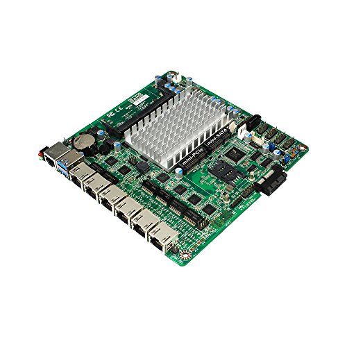 Jetway nf692g6 – 420インテルアポロ湖Pentium n4200 Thin Mini - ITXマザーボードW / 6 x GbE LAN