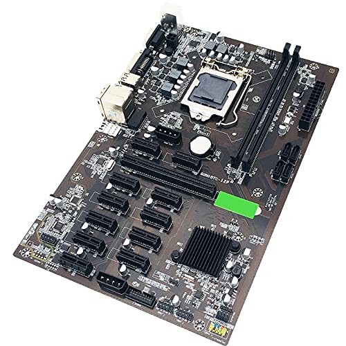 MMLFX B250 BTC マイニングマシン マザーボード 12 PCI-E16X グラフカード SODIMM LGA 1151 DDR4 SATA3.0 VGA DVI対応 1個。