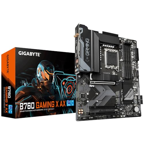 GIGABYTE 【並行輸入品】 GIGABYTE B760 Gaming X AX (LGA 1700/ Intel/ B760/ ATX/DDR5/ M.2/ PCIe 4.0/ USB 3.2 Gen2X2 Type-C/AMD WiFi 6E/2.5GbE LAN/Q-Flash Plus/PC