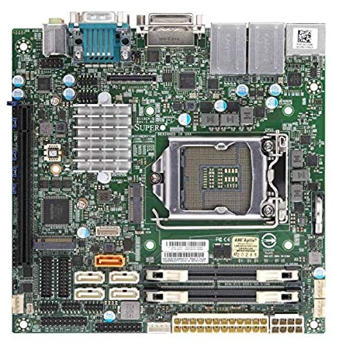 スーパーマイクロ Supermicro MBD-X11SCV-Q-O LGA1151 Intel Q370 DDR4USB 3.1 A & 2GbE Mini-ITX マザーボード