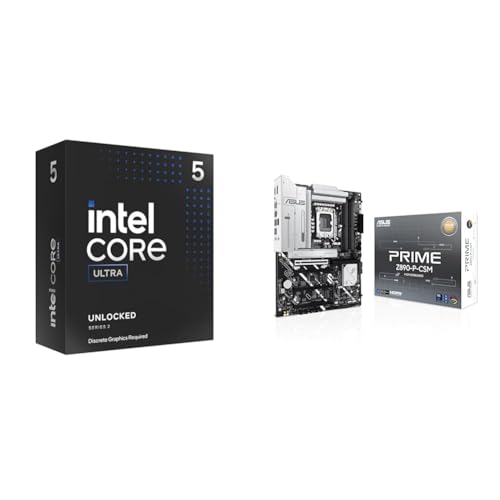 インテル 【セット買い】【Amazon.co.jp限定】INTEL Core Ultra5 245KF BX80768245KF/AZ LGA1851 *グラフィック機能なし+ASUS PRIME Z890-P-CSM intel Core Ultra Processors (series 2) 対応 LGA 1851 Z890 搭載 DDR5 ATX マザーボード/国内正規代理店品