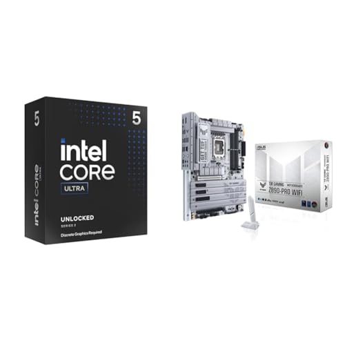 インテル 【セット買い】【Amazon.co.jp限定】INTEL Core Ultra5 245KF BX80768245KF/AZ LGA1851 *グラフィック機能なし+ASUS TUF GAMING Z890-PRO WIFI intel Core Ultra Processors (series 2) 対応 LGA 1851 Z890 搭載 DDR5 ATX マザーボード/国内正規代理店品