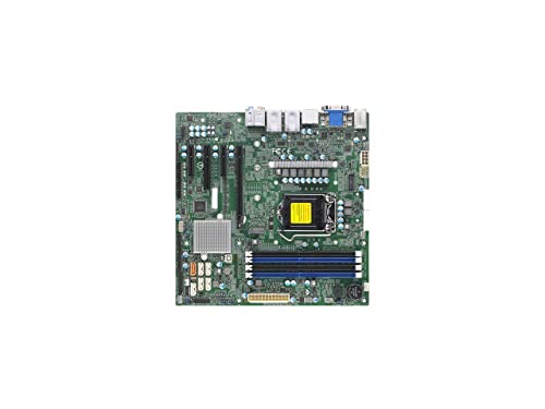 Supermicro X12SCQ Micro-ATX サーバーマザーボード Q470E LGA-1200、埋め込み。 MBD-X12SCQ-O