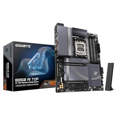 GIGABYTE W790 AI TOP Intel Xeon W プロセッサーマザーボード (LGA4677)、E-ATX、DDR5、6X M.2、PCIe 5.0、Thunderbolt 4、WIFI7、10GbE LAN、EZ-Latch