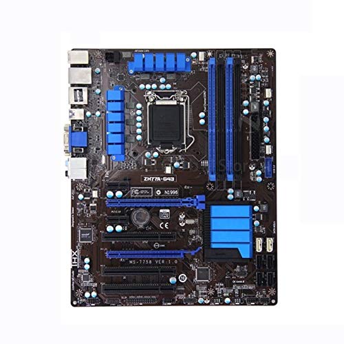 TOPOU メインボード メインボード LGA 1155 MSI ZH77A-G43 マザーボード + CPU Intel E3 1230v2 Intel H77 32GB DVI HDMI デスクトップ H77 Placa Mãe マザーボードセット
