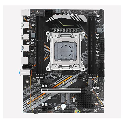 YALAZ デスクトップPCマザーボード メカニックX99マザーボードLGA 2011-3 DDR3 ECC/非ECCメモリ クアッドチャンネル Intel Xeon E5 V3&V4プロセッサー SATA/NVME M.2 X99-G7用