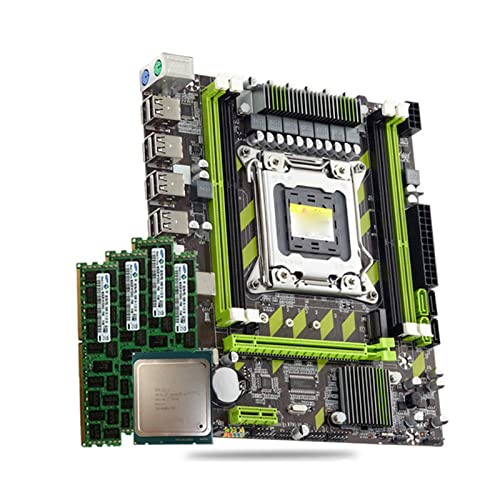 WWWFZS Atermiter Xeon E5 2640 CPU E5-2640 X79-G X79 マザーボードセット LGA2011コンボ付き 4個 * 4GB = 16GB メモリ DDR3 RAM PC3 10600R 1333Mhz コンピューターマザーボードデスクトップマザーボード