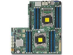 Supermicro デュアルlga2011、Intel c612、ddr4、sata3 & usb3 . 0、V & 4 GbE、WIOマザーボードx10drw-n-o