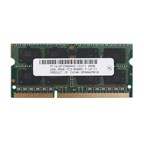 Dacvgog DDR3 2GBラップトップメモリ 28 PC3-8500S 1066MHz 204ピン1.5Vノートブック