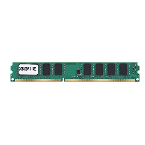 DDR3 2GB 1333MHz RAM、デスクトップ メモリ モジュール、マザーボード用 240 ピン DDR3 RAM、プラグ アンド プレイ PC3-10600、1.5V 低電圧 KunEccg61x2h57f
