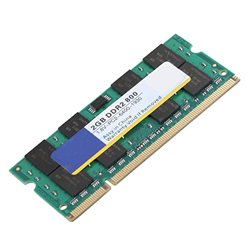 Akozon 200Pin SO Dimm Ddr2-667Mhz 2Gb Ddr2 Ddr2 Ram Ddr2 Ram 8Gb ラップトップ Pc2-6000 Ddr2、Ddr2 800Mhz 2G 1.8V 200Pin ラップトップ用高速実行速度メモリ Ram 完全互換, AKOZONVOBCQ1K8AM