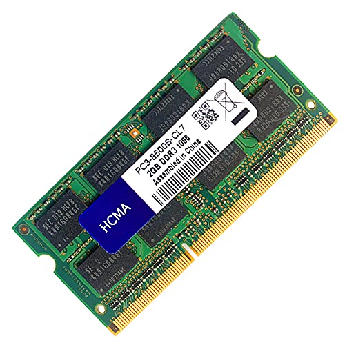 HCMA 【Amazon.co.jp 限定】 Transcend 互換増設メモリ ノートPC用メモリ PC3-8500 DDR3-1066 2GB 1.5V 204pin SO-DIMM TS256MSK64V1N