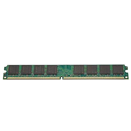 Pasuihcay 2GB DDR2 RAMメモリ 1.8V 800Mhz PC2 6400 PC RAM メモリア デスクトップメモリ DIMM 240ピン用 グリーン RIEU-816