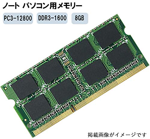 HCMA 【Amazon.co.jp 限定】HCMA 互換増設メモリ ノートPC用メモリ / 240Pin / 1.5V両対応 / PC3-12800(DDR3-1600) 8GB×1枚 Crucial by Micron / D3N1600CM-8G