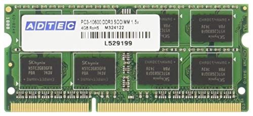 ADTEC ADS8500N-4GW [SODIMM DDR3 PC3-8500 4GB 2枚組]