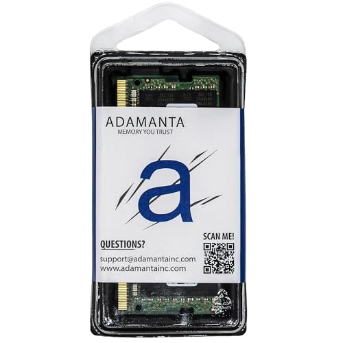 Adamanta ファクトリーオリジナル 8GB (1x8GB) MSI CreatorPro M16 A13U、B13V、B13VI モバイルワークステーション ラップトップ DDR5 5600MHz PC5-44800 SODIMM 1Rx16 CL46 1.1v ノートパソコンメモリモジュールアップグレードRAM Adamanta AM62SS11G64SA-WP