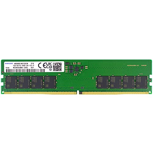 Samsung A-Tech 16GB DDR5 4800MHz UDIMM PC5-38400 CL40 1Rx8 1.1V DIMM 288-Pin Desktop RAM Memory Module M323R2GA3BB0-CQK