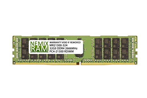NEMIXRAM Cisco ucs-mr-x32g2rs-h 32 GB ( 1 x 32 GB ) pc4 – 21300 ECC Registered RDIMMメモリfor Cisco UCS Bシリーズb200 m5