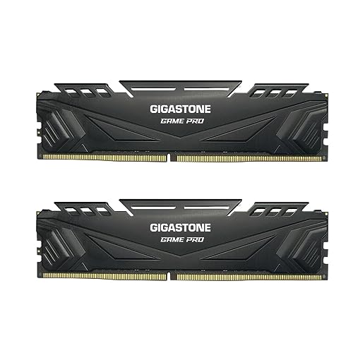 Gigastone 【メモリ DDR4】GIGASTONE Game PRO 16GBx2枚 (32GB Kit) DDR4 3200MHz PC4-25600 CL 16-18-18-40 Intel XMP 2.0 AMD Ryzen 1.35V UDIMM 288 ピン アンバッファー 非 ECC ゲーミング デスクトップ メモリ モジュール - 白