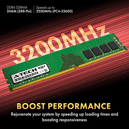 A-Tech 32GB キット (2x16GB) RAM HP Pavilion TP01-3025t デスクトップ用 | DDR4 3200MHz PC4-25600 DIMM 1.2V 288ピン ノンECC UDIMM メモリアップグレード