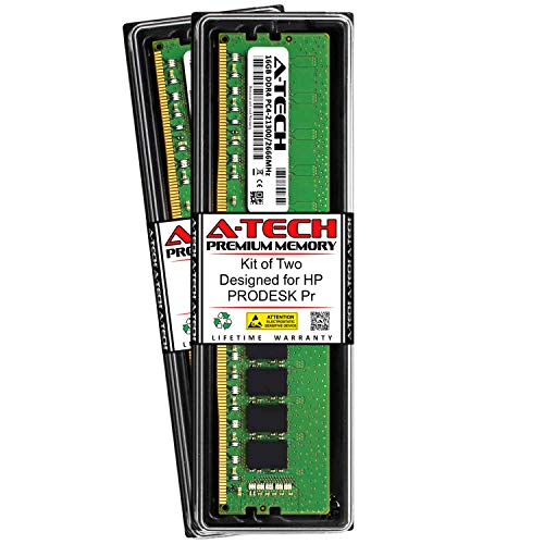 A-Tech 32GB (2 x 16GB) RAM HP PRODESK PR用 | DDR4 2666MHz DIMM PC4-21300 288ピン ノンECC UDIMM メモリアップグレードキット ANZ118