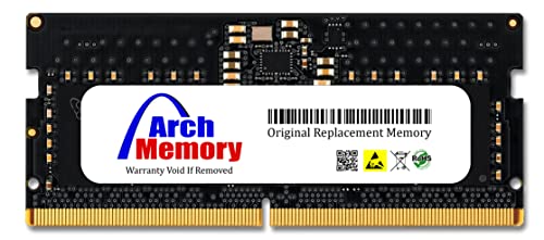 Arch Memory 交換用 HP 4M9Y5AA 16GB 262ピン DDR5 4800MHz SO-DIMM RAM Elite Mini 800 G9 デスクトップ用 (5X7E1EA#ABU) HP16GB4800SOTZ23HP220