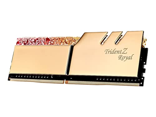 Crucial 【中古】【輸入品・未使用】Trident Z ロイヤルシリーズ 32GB (4 x 8GB) 288ピン RGB DDR4 SDRAM DDR4 3200 (PC4 25600) デスクトップメモリモデル F4-3200C14Q-32GTRS