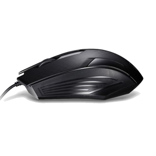 Bbajszx コンピュータマウス 有線USB 人間工学に基づいた 1200DPI ラップトップ オフィス ノートブック PC ゲーマー ゲーミング アクセサリ用 光学式マウス ゲーミングマウス
