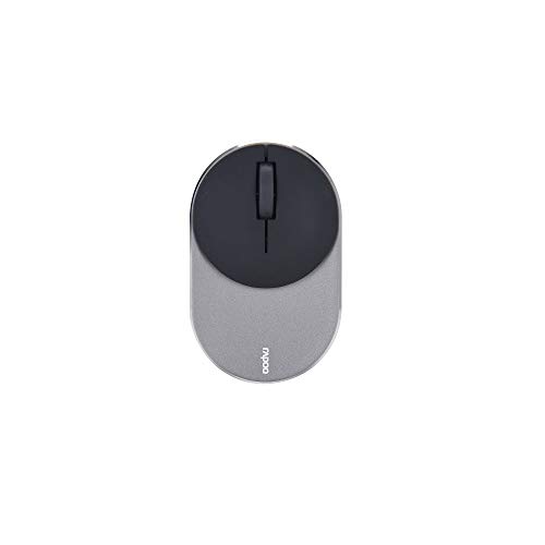 RAPOO ユニーク Bluetooth/2.4GHz 超小型 ワイヤレス サイレントマウス(ブラック) M600MINIBK