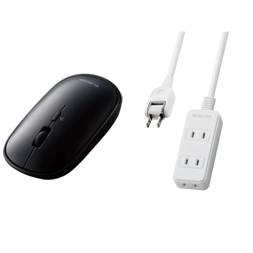 エレコム [ELECOM]BlueLEDマウス/薄型/Bluetooth対応/4ボタン/ポーチ付/ブラック M-TM10BBBK/MTM10BBBK