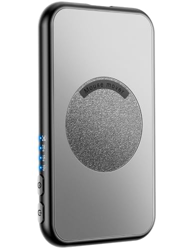 STARSIKI マウスジグラー 超薄型 検出不可能な Mouse Jiggler メカニカル マウスムーバー 回転時間調整可能 マウス 自動 動かす ON/OFFスイッチ付き マウス移動器