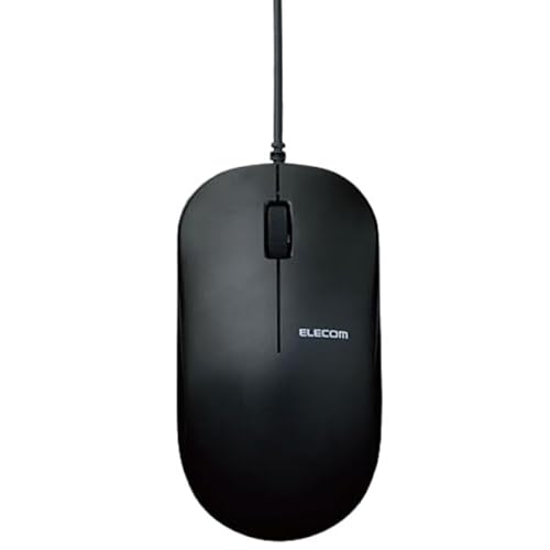 ELECOM エレコム 4549550117227 有線光学式マウスM−K7URBK／RS