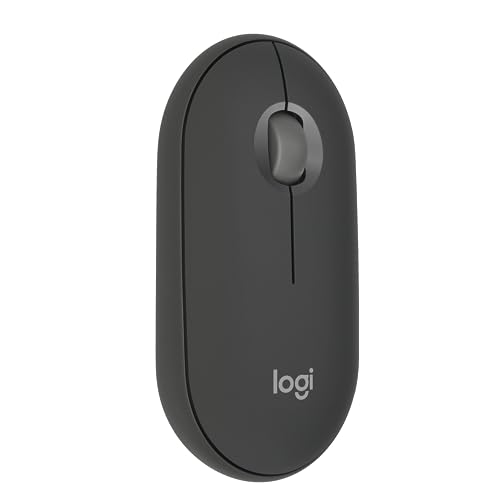 Logitech (Logicool) Pebble Mouse 2 M350S ワイヤレスマウス Bluetooth 静音 マルチデバイス スリム コンパクト 軽量 Tonal White オフホワイト 白 [海外パッケージ品]