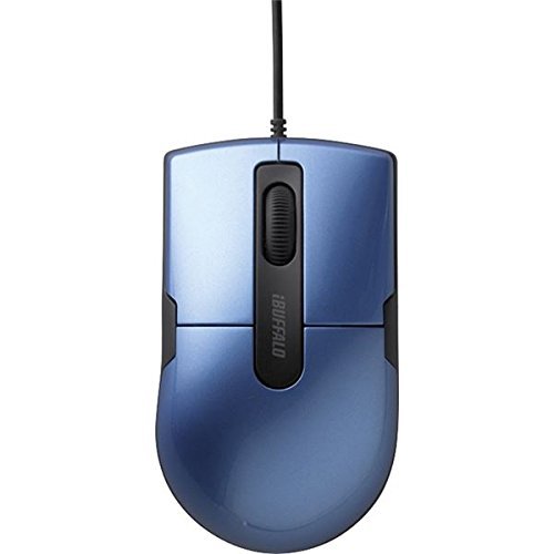 バッファロー 【お取り寄せ】バッファロー 有線BlueLEDマウス 静音3ボタンMブルー BSMBU26SMBL