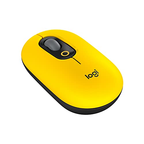 Logicool ロジクール POP MOUSE M370YL 静音 ワイヤレスマウス 無線 Bluetooth Logi Bolt Unifying非対応 左右対称 windows mac iPad Chrome OS Surface マウス スクロールホイール 無線マ
