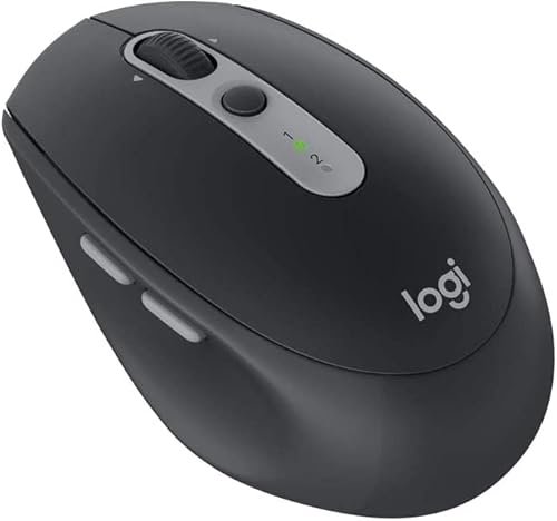 Logitech ロジクール ワイヤレスマウス 無線 静音 Bluetbooth Unifying 7ボタン M590GT グラファイトトーナル ワイヤレス マウス windows mac Chrome Android iPad OS M590 国内正規品