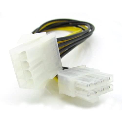 Techace AE-P4EPS-E20 - AE-P4EPS-E20 – 8ピン ATX 12V CPU EPS P4 電源ユニット延長ケーブル [AE-P4EPS-E20]